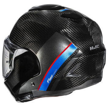 HJC HJC F100 Carbon Stan Helmet MC21 White Blue Red