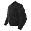 J&S Fs-210 Mens Black Textile Motorcycle Jacket Side                                                                                                                                                                                                           