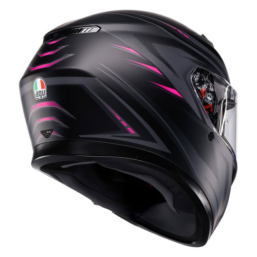AGV AGV K3 Helmet ECE 22.06 Syth Matt Black Pink