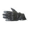 Alpinestars GPX Black Motorcycle Glove Back                                                                                                                                                                                                                    