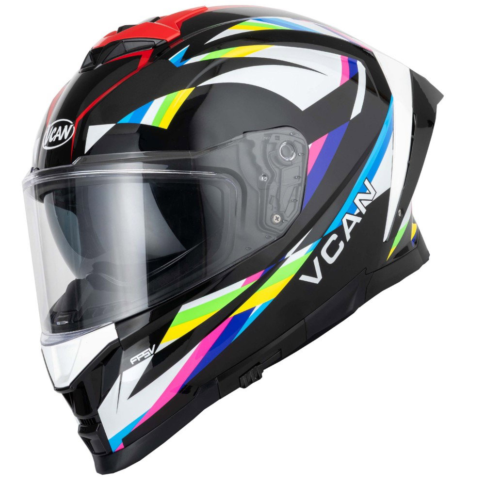 Vcan H162 Lifeforce Helmet Rainbow | J&S Accessories