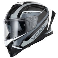 H162 Z-Force Helmet Black Grey White