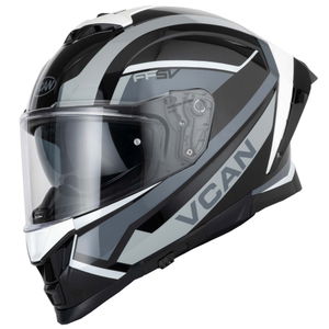 Vcan H162 Z-Force Helmet Black Grey White