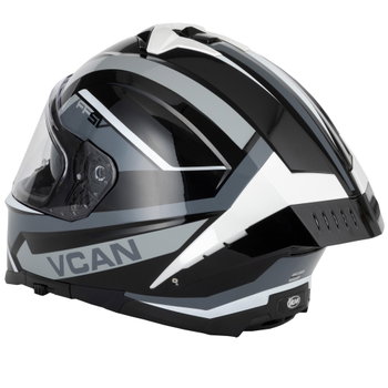 Vcan Vcan H162 Z-Force Helmet Black Grey White