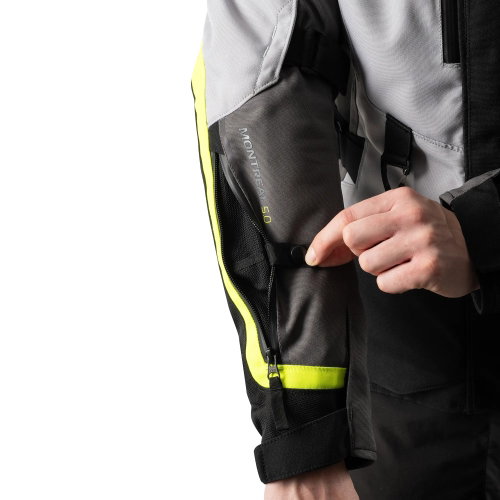 Oxford Products Oxford Products Montreal 5.0 Mens Jacket Grey Black Yellow