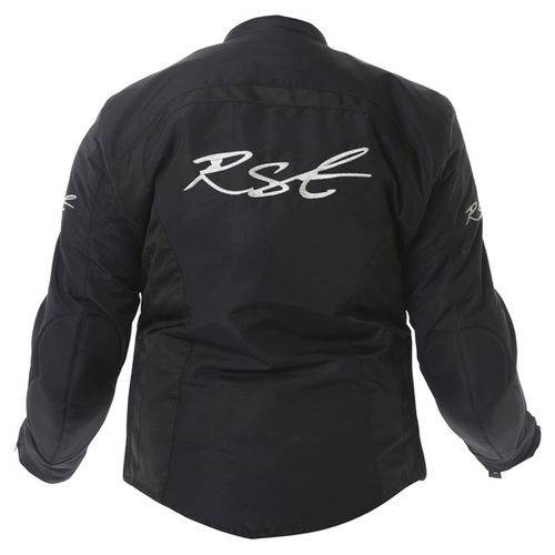 RST Orchid 1392 Ladies Black Textile Motorcycle Jacket Back                                                                                                                                                                                                    