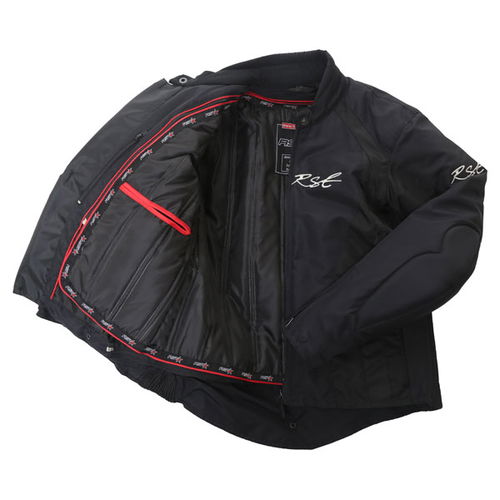 RST Orchid 1392 Ladies Black Textile Motorcycle Jacket Inside                                                                                                                                                                                                  