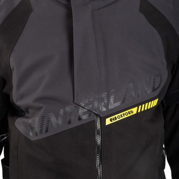 Oxford Products Oxford Products Hinterland 2.0 Mens Jacket Black Grey Fluo