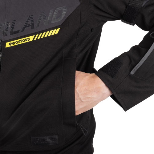 Oxford Products Oxford Products Hinterland 2.0 Mens Jacket Black Grey Fluo