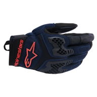Manti Air Gloves Deep Blue Red Fluo Asphalte