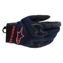 Manti Air Gloves Deep Blue Red Fluo Asphalte