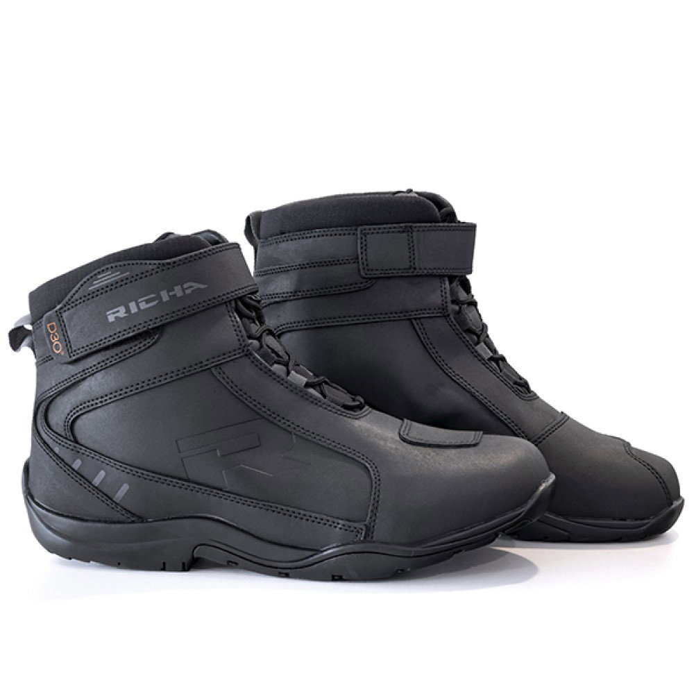 Richa Rush D30 Boots Black | J&S Accessories