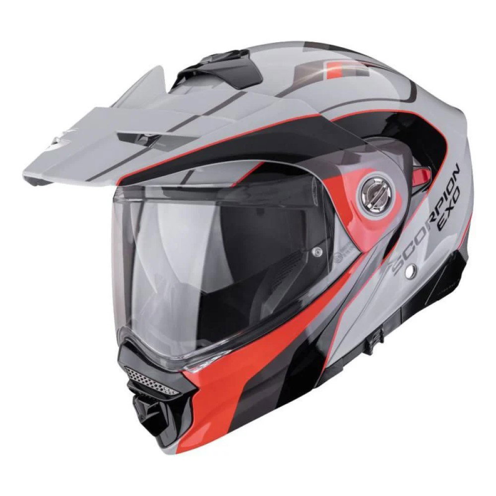Scorpion ADX-2 Helmet Kamps Grey Red | J&S Accessories