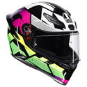 K1-S Helmet Punkpulse Black Purple Lime