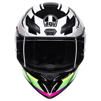 AGV AGV K1-S Helmet Punkpulse Black Purple Lime