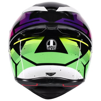 AGV AGV K1-S Helmet Punkpulse Black Purple Lime