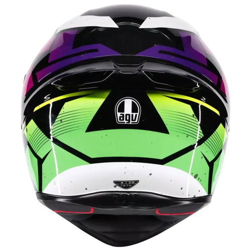 AGV AGV K1-S Helmet Punkpulse Black Purple Lime