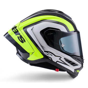 Alpinestars Alpinestars Supertech R10 Helmet Arius Black Silver Yellow Glossy
