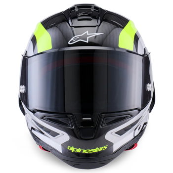 Alpinestars Alpinestars Supertech R10 Helmet Arius Black Silver Yellow Glossy