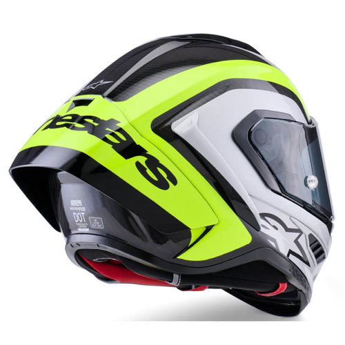 Alpinestars Alpinestars Supertech R10 Helmet Arius Black Silver Yellow Glossy