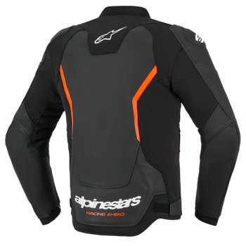 Alpinestars Alpinestars GP Force V2 Leather Jacket Black Red Fluo