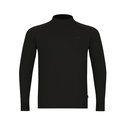 Mock Neck Thermal LS Shirt Black
