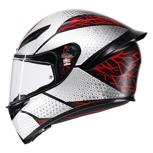 AGV AGV K1-S Helmet Speedarmour Matt Black Grey Red