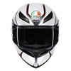 AGV AGV K1-S Helmet Speedarmour Matt Black Grey Red - Thumbnail 4