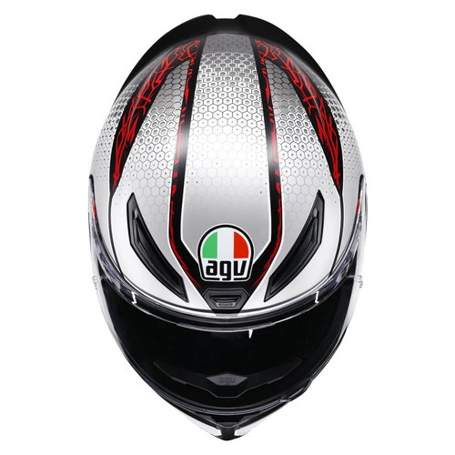 AGV AGV K1-S Helmet Speedarmour Matt Black Grey Red