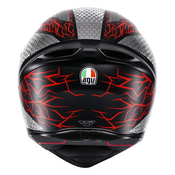 AGV AGV K1-S Helmet Speedarmour Matt Black Grey Red