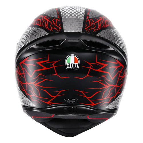 AGV AGV K1-S Helmet Speedarmour Matt Black Grey Red