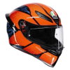 AGV AGV K1-S Helmet Speedarmour Black Orange Blue - Thumbnail 1