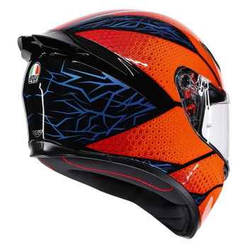 AGV AGV K1-S Helmet Speedarmour Black Orange Blue