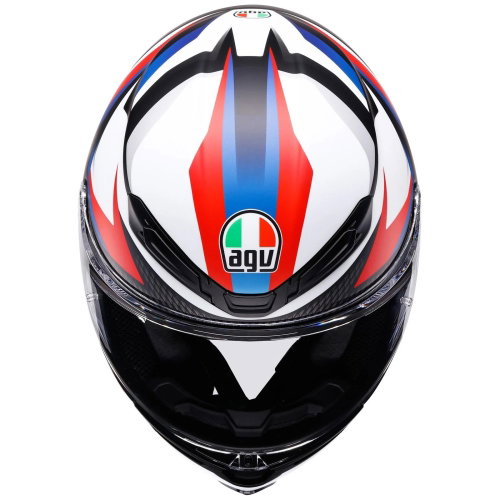 AGV AGV K6-S Timewarp Helmet Red White Blue