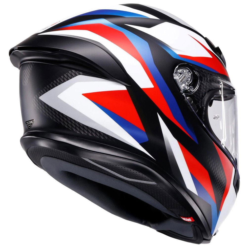 K6-S Timewarp Helmet Red White Blue