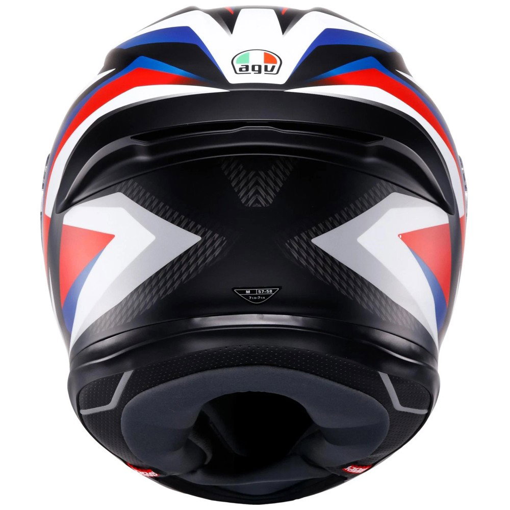 K6-S Timewarp Helmet Red White Blue