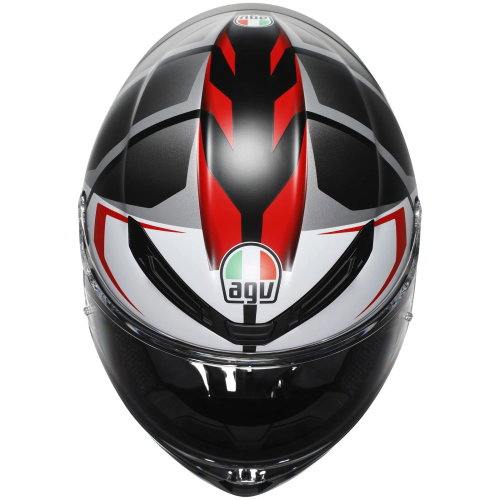 AGV AGV K6-S Helmet Karve Black White Red