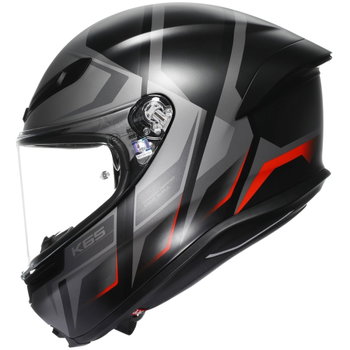 AGV AGV K6-S Karve Helmet Black Grey Red