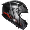AGV AGV K6-S Karve Helmet Black Grey Red - Thumbnail 3