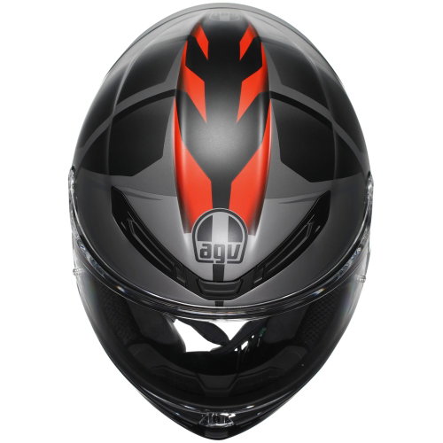 AGV AGV K6-S Karve Helmet Black Grey Red