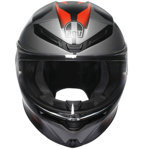 AGV AGV K6-S Karve Helmet Black Grey Red