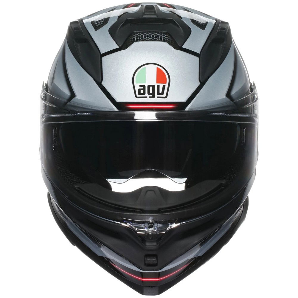 AGV AGV K7 Helmet Jaeger Black Silver - Thumbnail 5