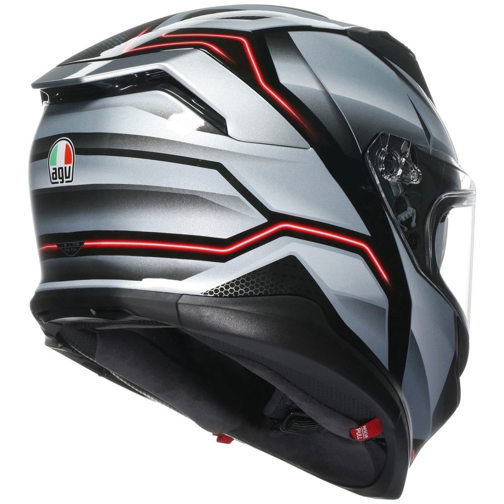 AGV AGV K7 Helmet Jaeger Black Silver - Thumbnail 6