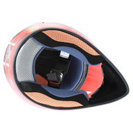 Interceptor MX Helmet Red Silver