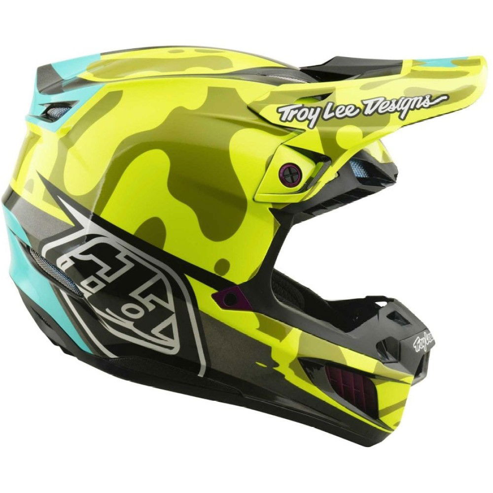 Troy Lee Designs Troy Lee Designs SE5 Composite Myth Helmet Flo Yellow - Thumbnail 3