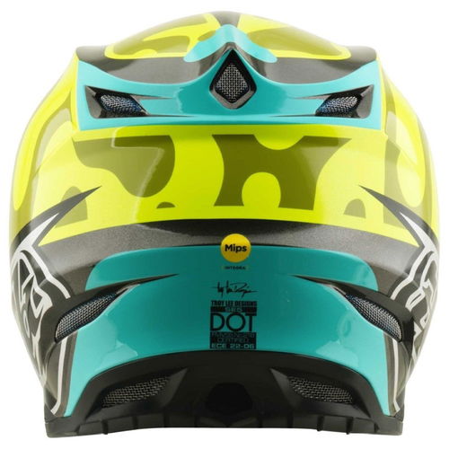 Troy Lee Designs Troy Lee Designs SE5 Composite Myth Helmet Flo Yellow