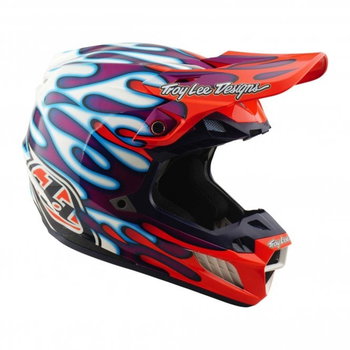 Troy Lee Designs Troy Lee Designs SE5 Composite Overspray Helmet Violet