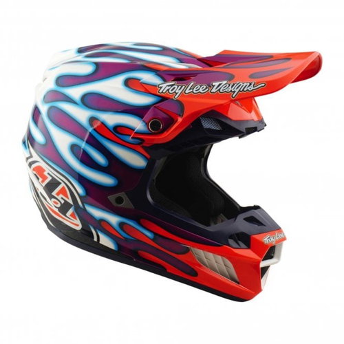 Troy Lee Designs Troy Lee Designs SE5 Composite Overspray Helmet Violet