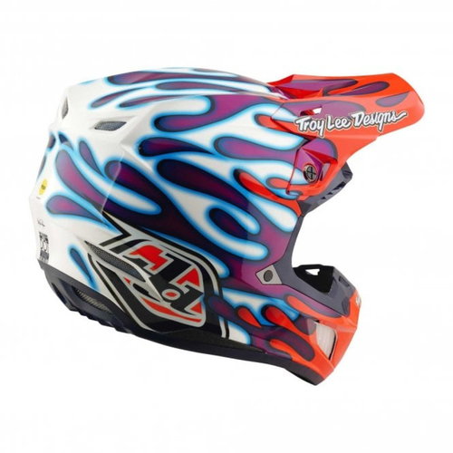 Troy Lee Designs Troy Lee Designs SE5 Composite Overspray Helmet Violet