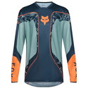 180 Image Print Jersey Arctic Blue